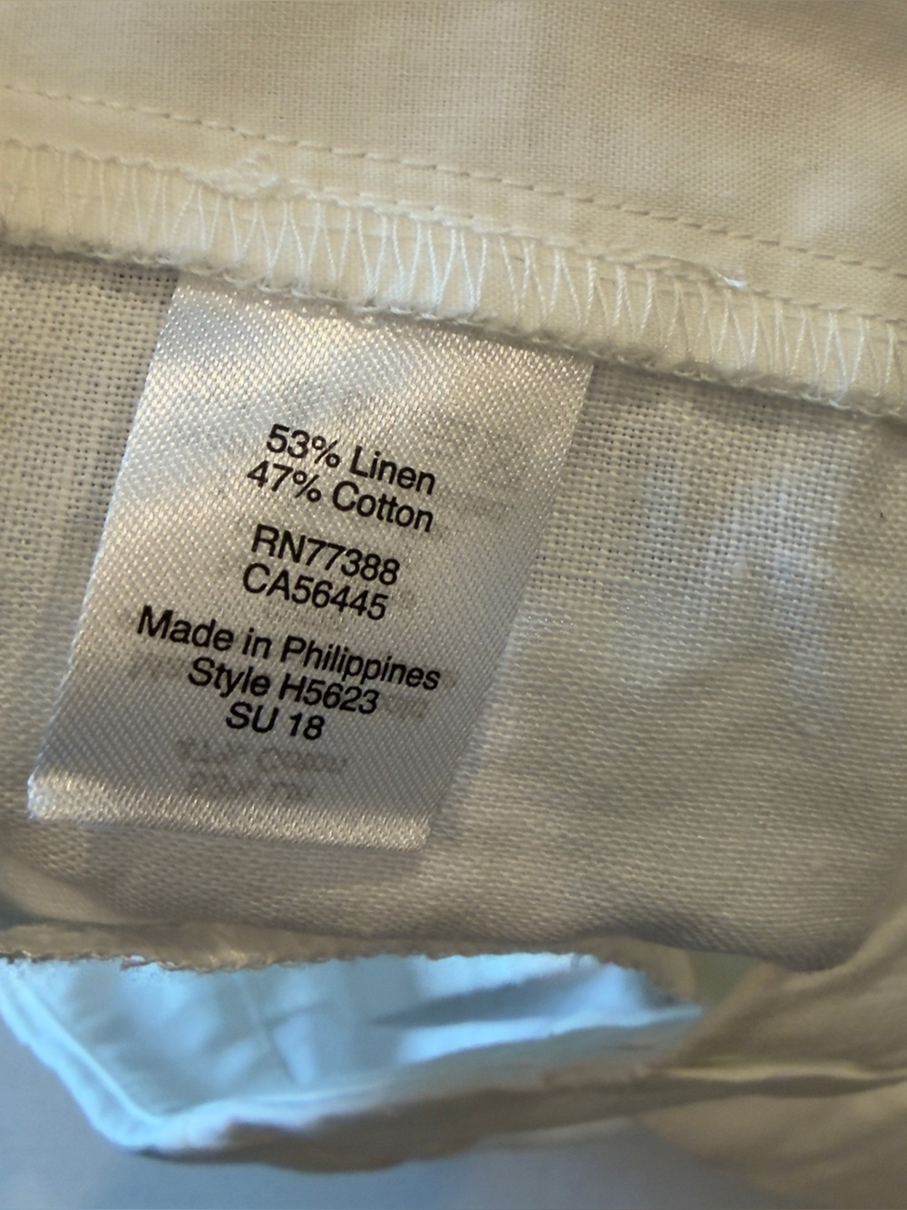J. Crew Women's 4'' Short White Scallop Hem Shorts - Picture 6 of 8